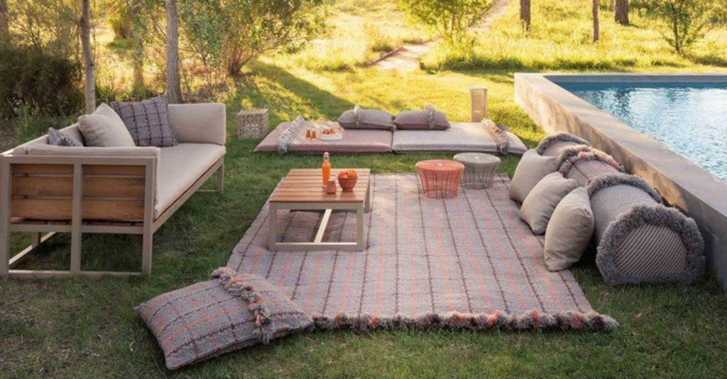 Modern Garden Layers Rug by Gandia Blasco
