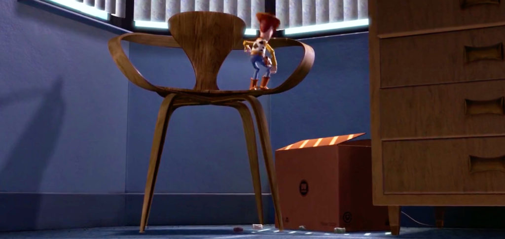 Cherner Chair in the Toy Story films