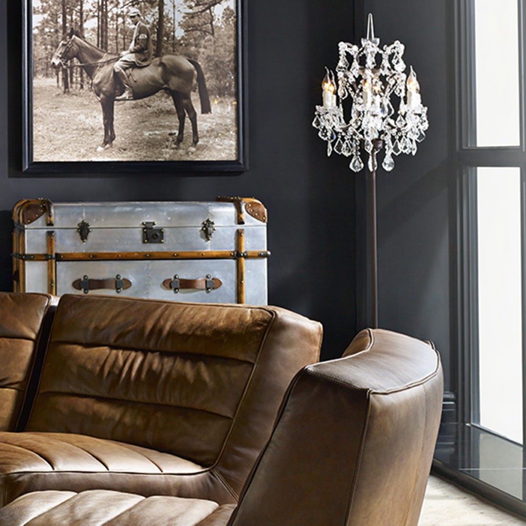 The unusual Crystal Floor Lamp | Image courtesy of Timothy Oulton