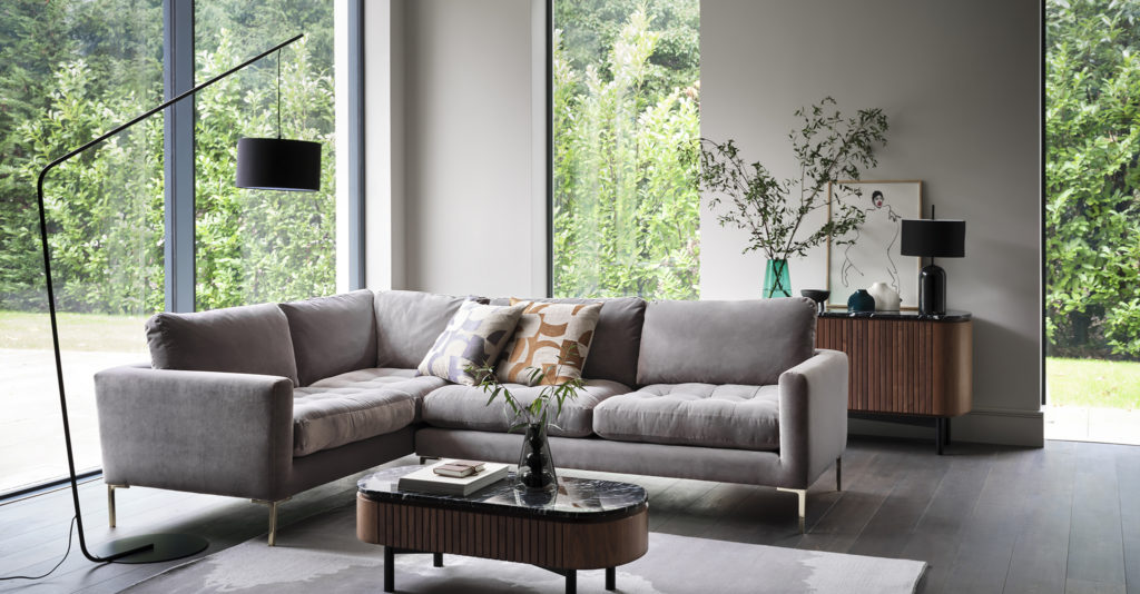 Eton Coner Sofa in a modern living room