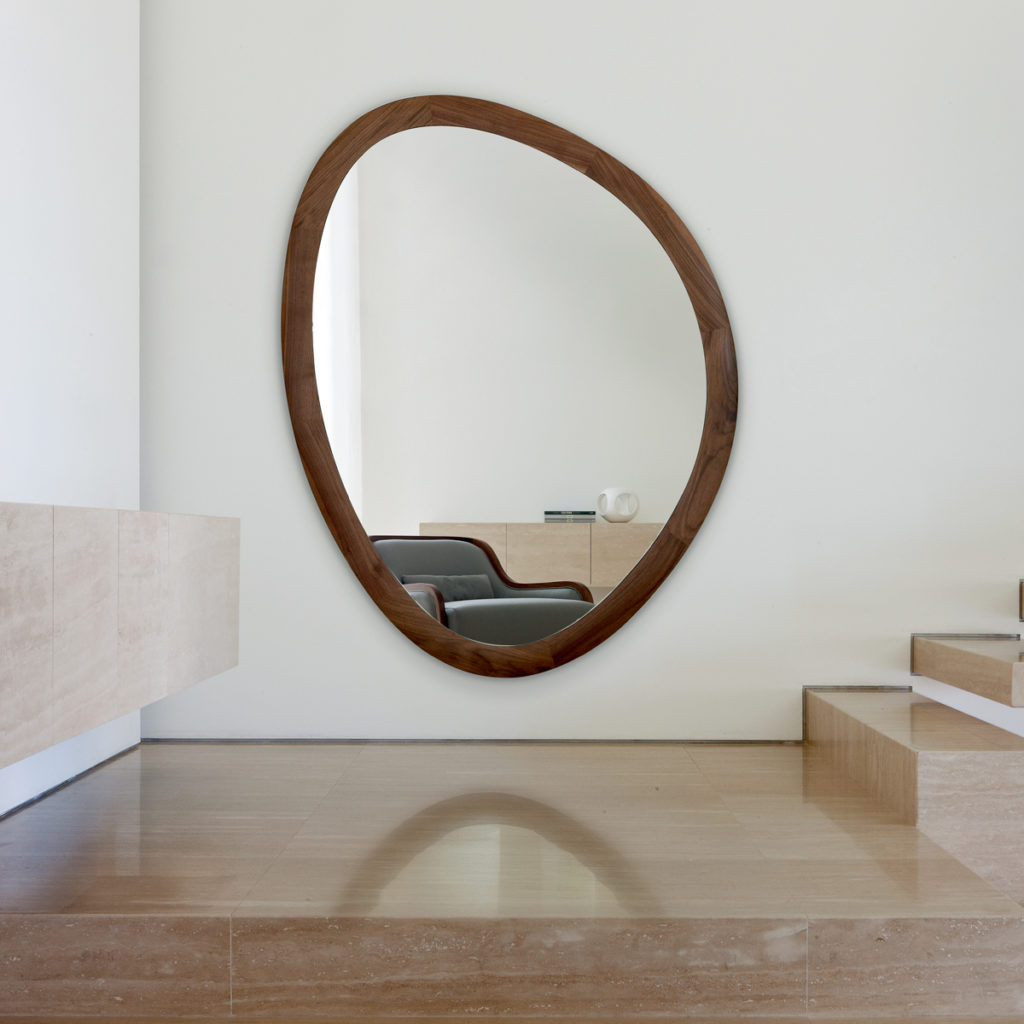 Giolo Mirror in a modern hallway