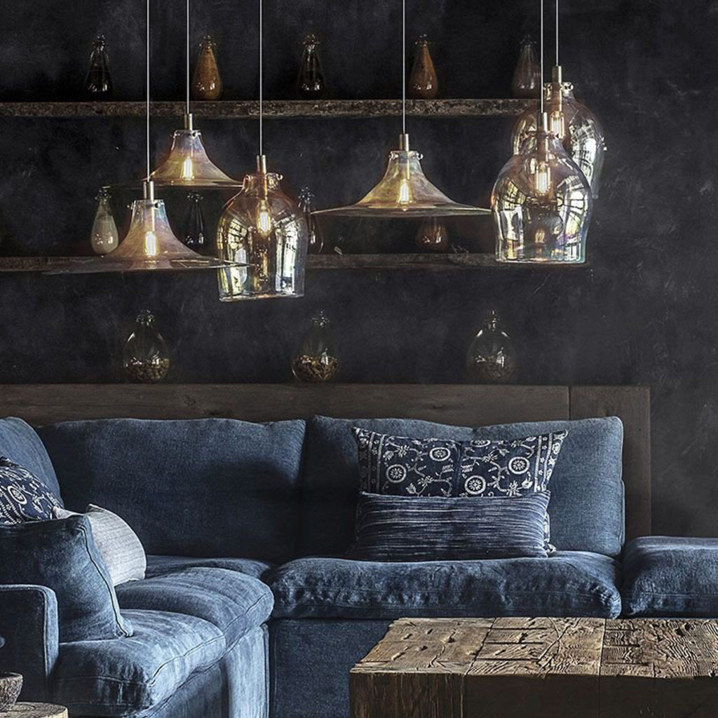 Anchor Smoked Glass Pendant Lights | Image courtesy of Timothy Oulton 