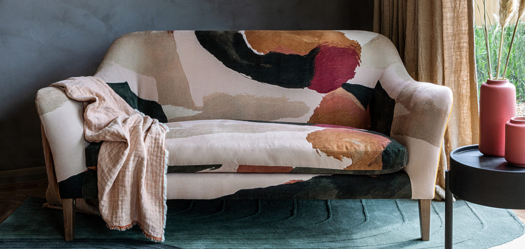 Wallis Sofa with One Nine Eight Five upholstery