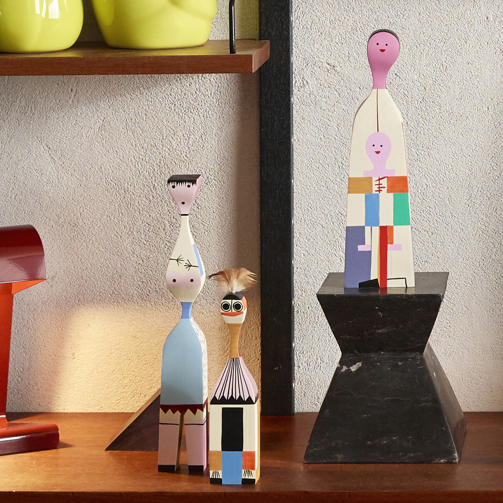 Girard Wooden Dolls housewarming gift for design lovers | Image courtesy of Vitra