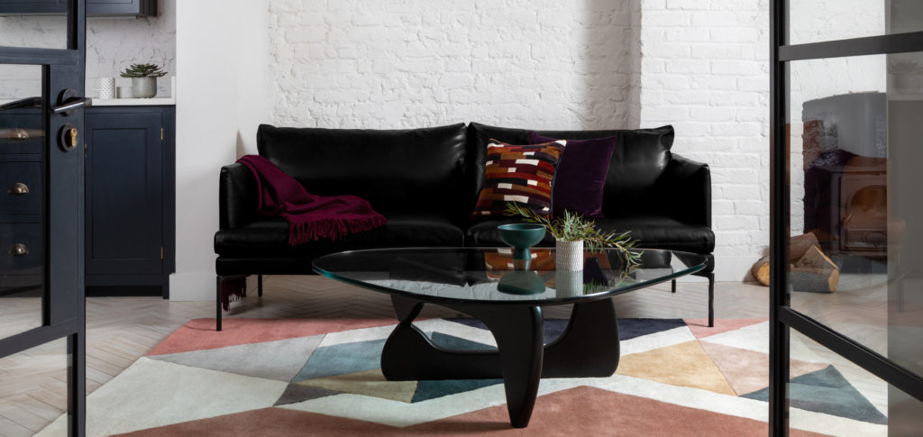 Matera black sofa