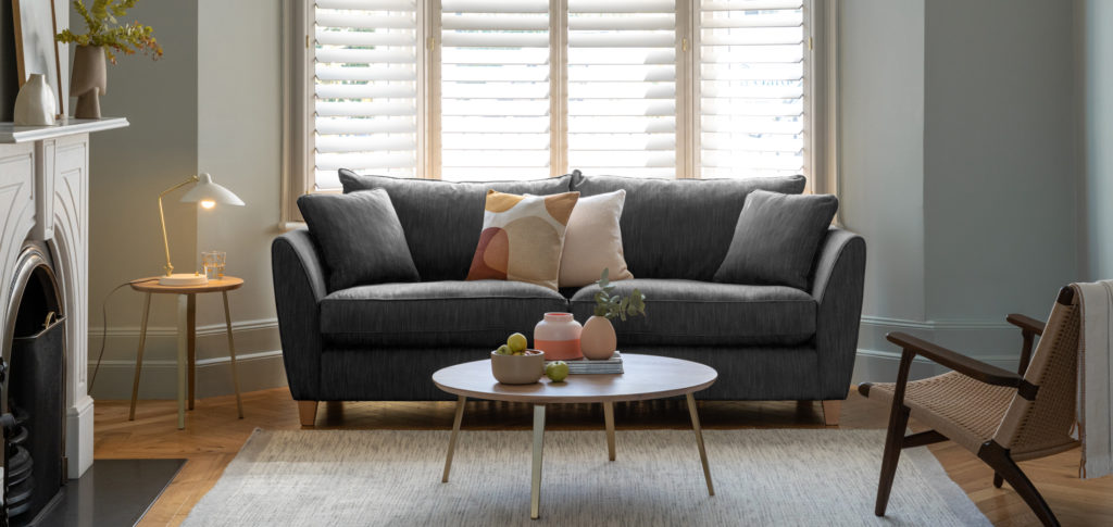 Torino Grey Sofa Living Room Idea