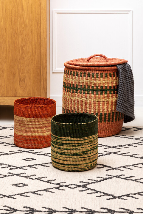 Handwoven storage basket by AAKS