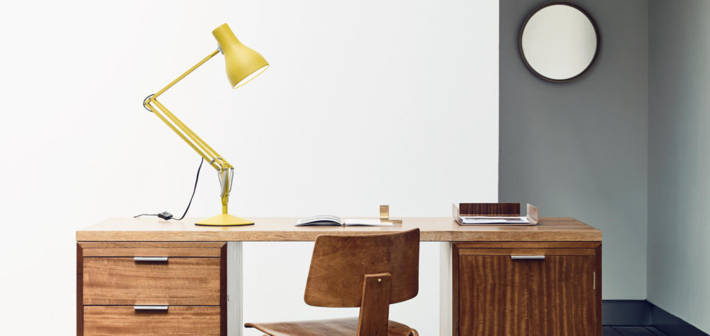 Yellow Anglepoise Lamp